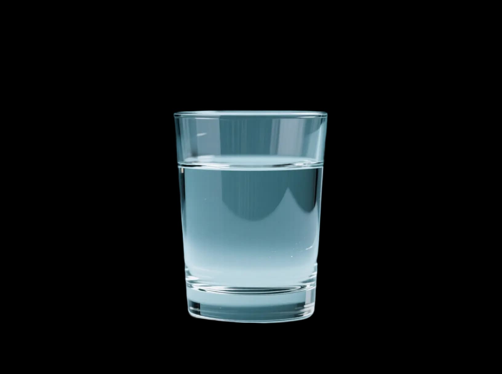 Glass/transparent object after AI background removal
