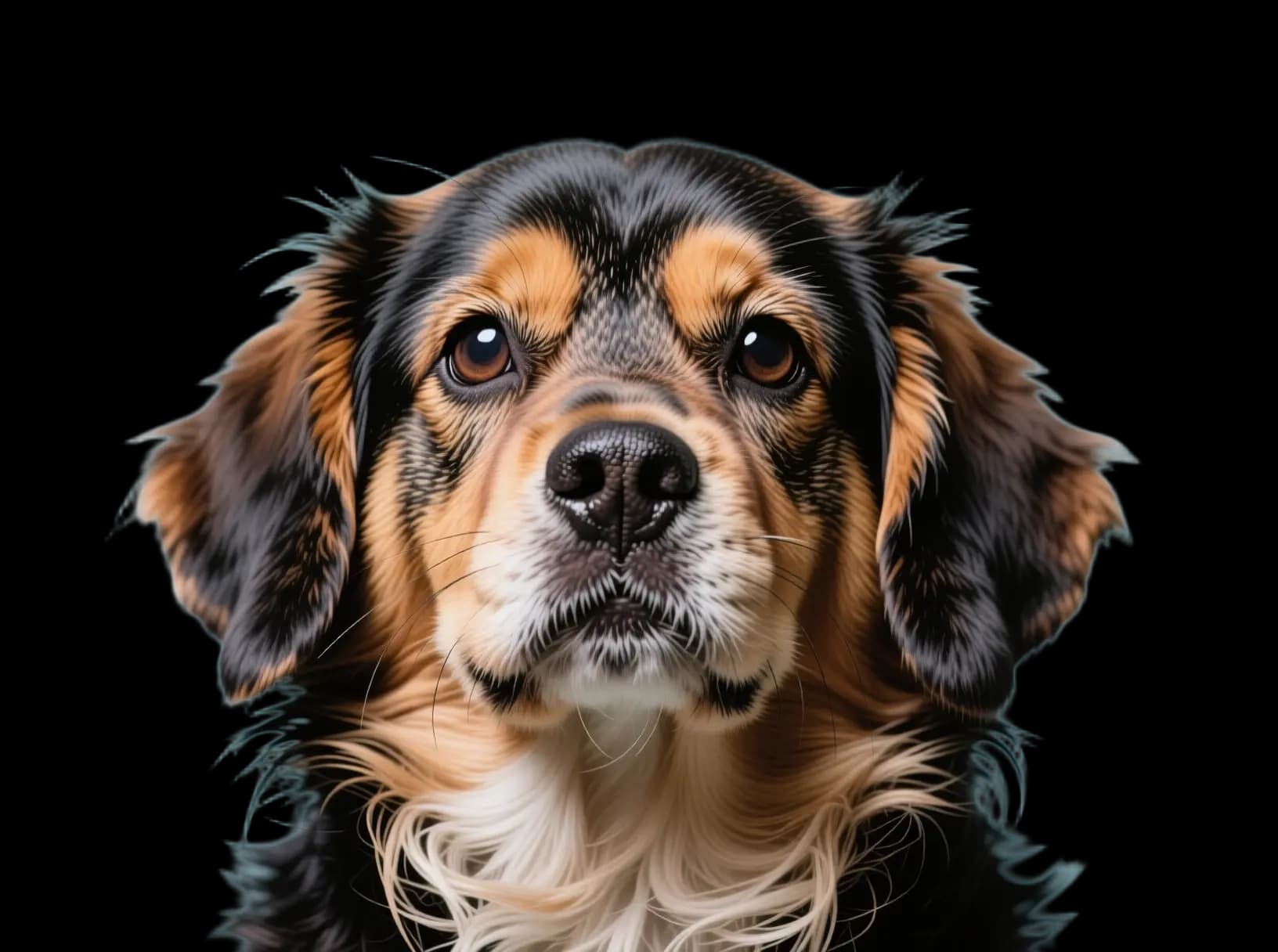 Pet photo after AI background removal