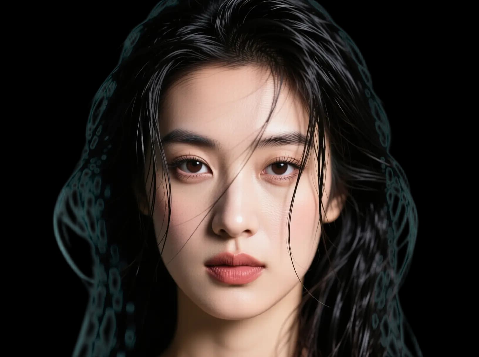 Portrait after AI background removal