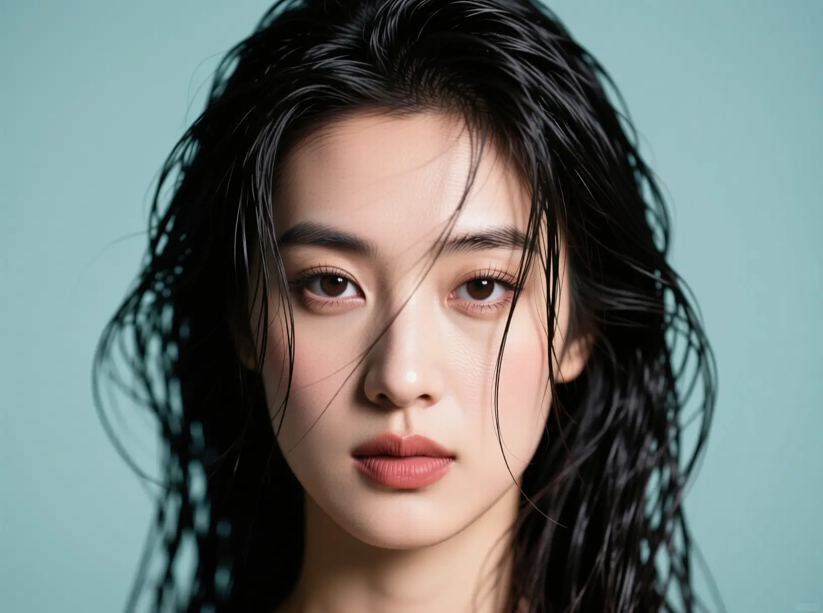 Original portrait before AI background removal